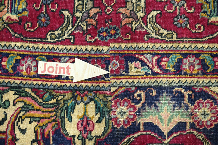 red Oversized rug 9' 7" x 11' 8"