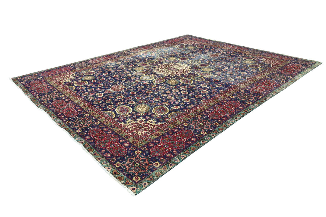blue Oversized rug 9' 7" x 12' 5"