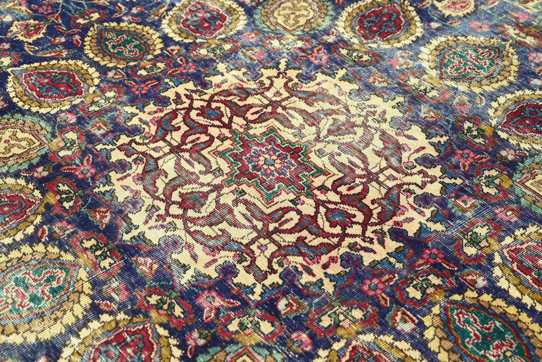 blue Oversized rug 9' 7" x 12' 5"