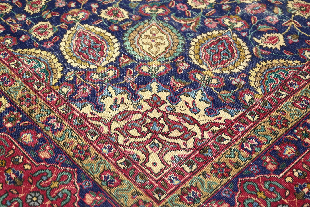blue Oversized rug 9' 7" x 12' 5"