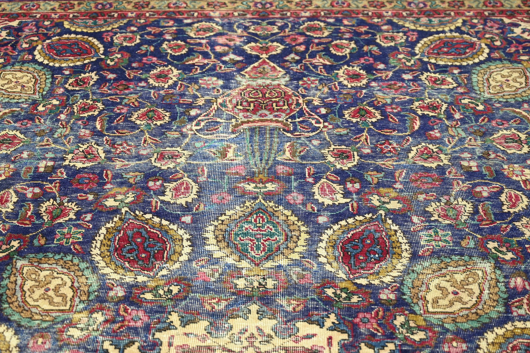 blue Oversized rug 9' 7" x 12' 5"