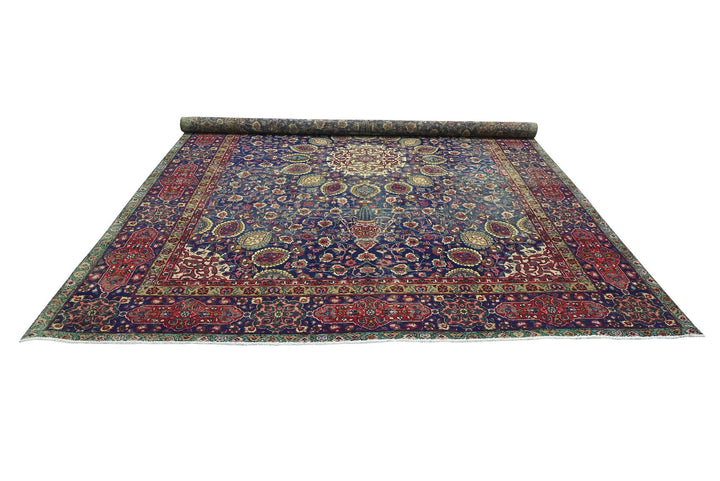 blue Oversized rug 9' 7" x 12' 5"