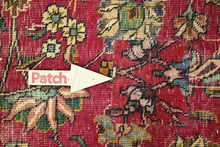 red Oversized rug 9' 9" x 12' 4"