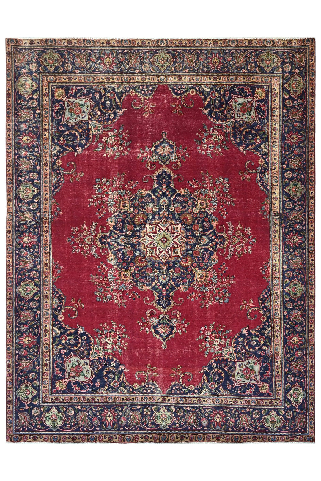 red Oversized rug 9' 1" x 11' 11"