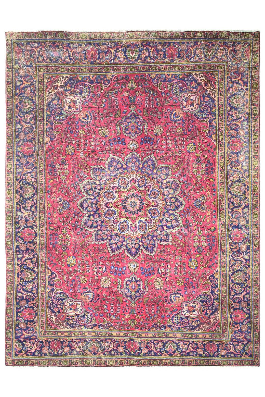 red Oversized rug 9' 6" x 12' 7"