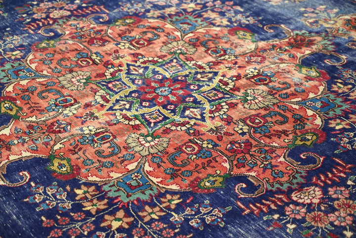blue Oversized rug 9' 10" x 12' 0"