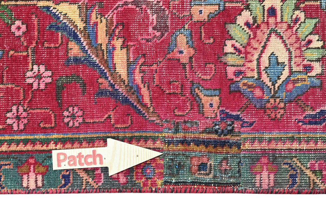 red Oversized rug 8' 7" x 11' 3"