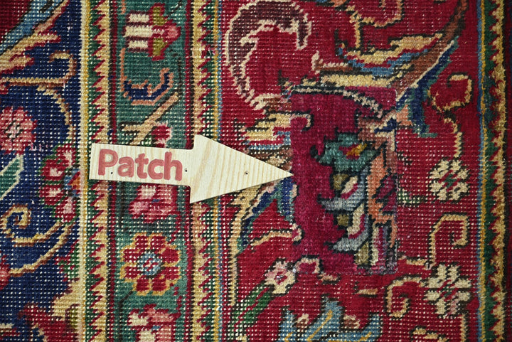 red Oversized rug 8' 7" x 11' 3"