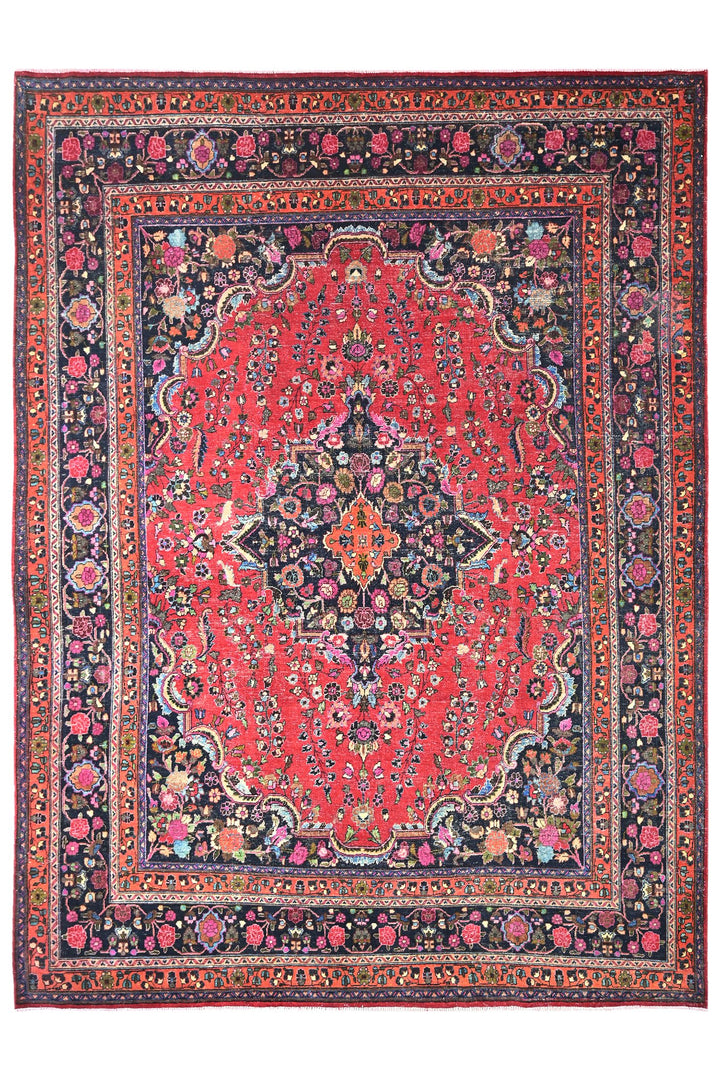 red Oversized rug 9' 10" x 13' 3"