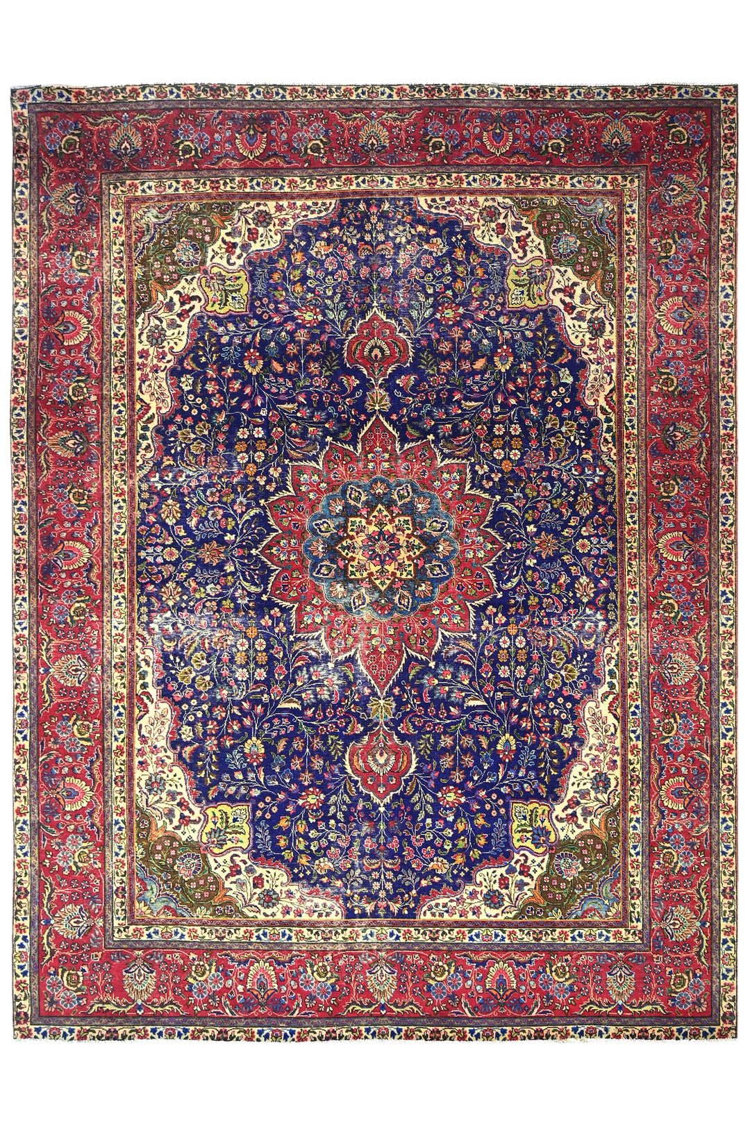 blue Oversized rug 9' 6" x 12' 6"