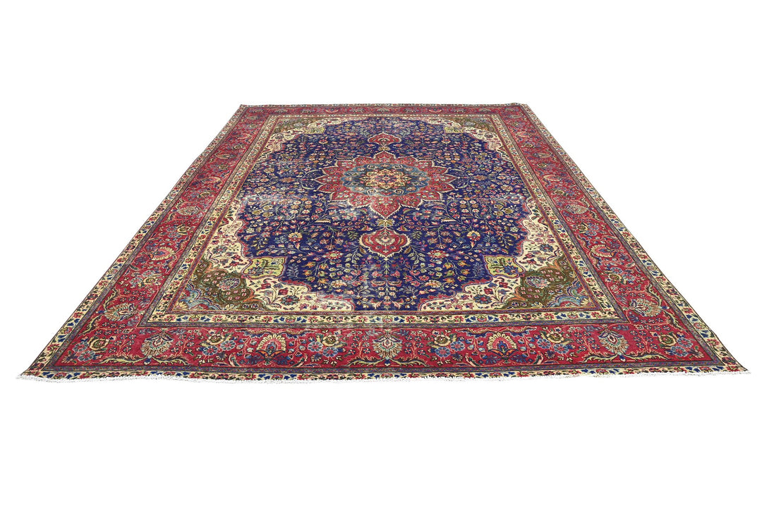 blue Oversized rug 9' 6" x 12' 6"
