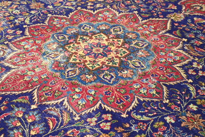 blue Oversized rug 9' 6" x 12' 6"