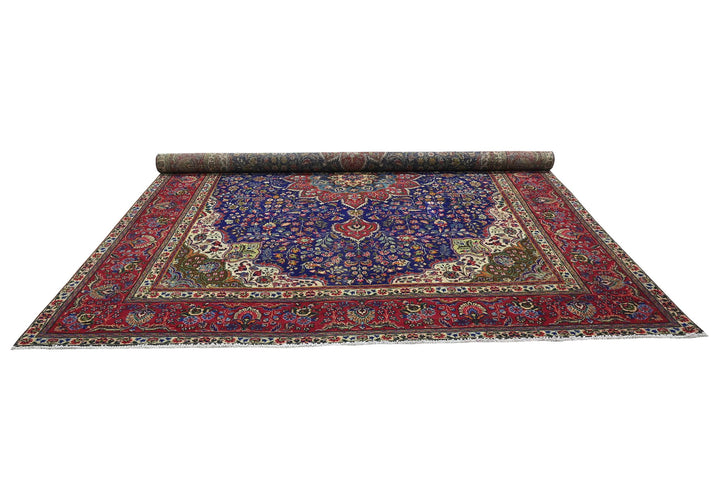 blue Oversized rug 9' 6" x 12' 6"