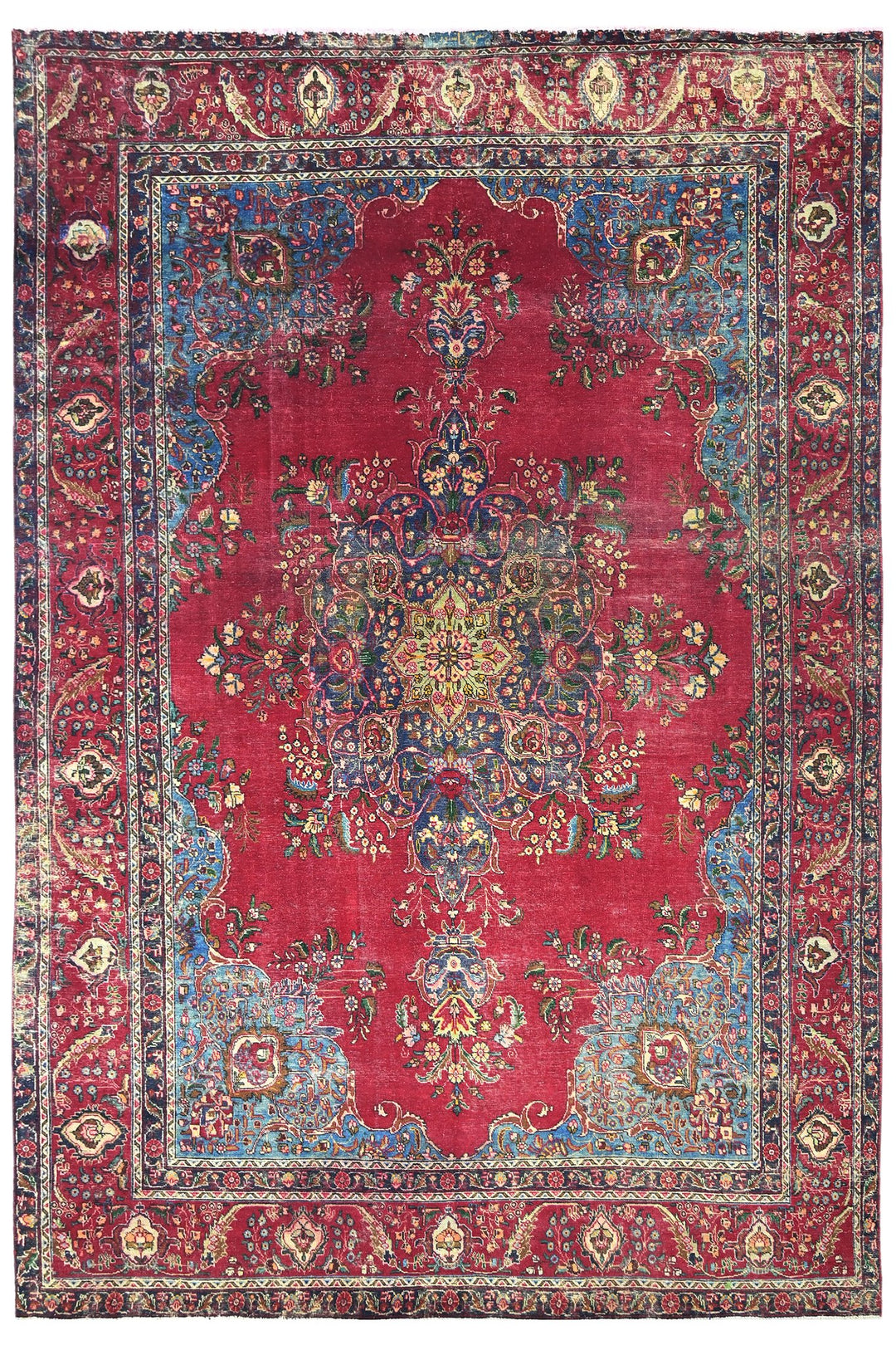 red Oversized rug 8' 10" x 13' 1"