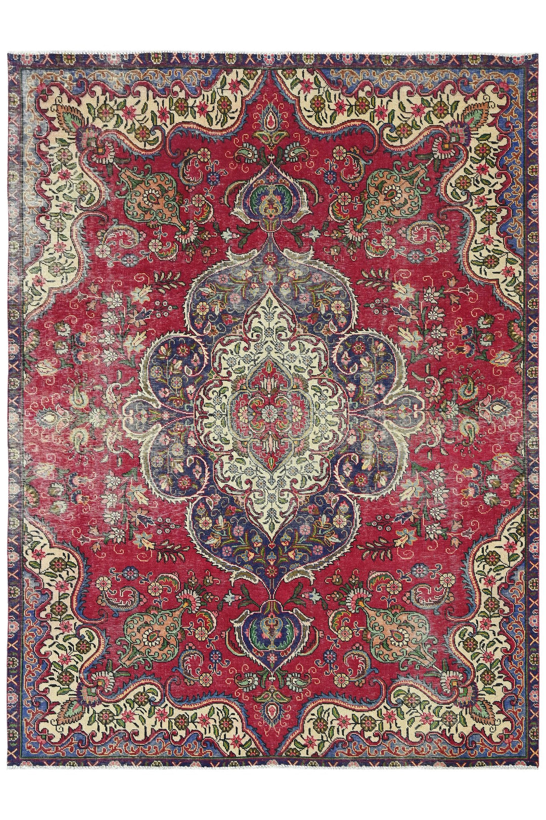 red Large rug 7' 5" x 10' 0"
