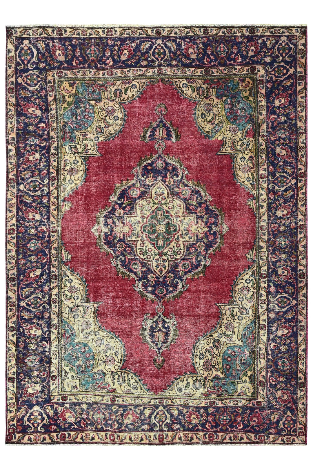 red Large rug 7' 5" x 10' 4"