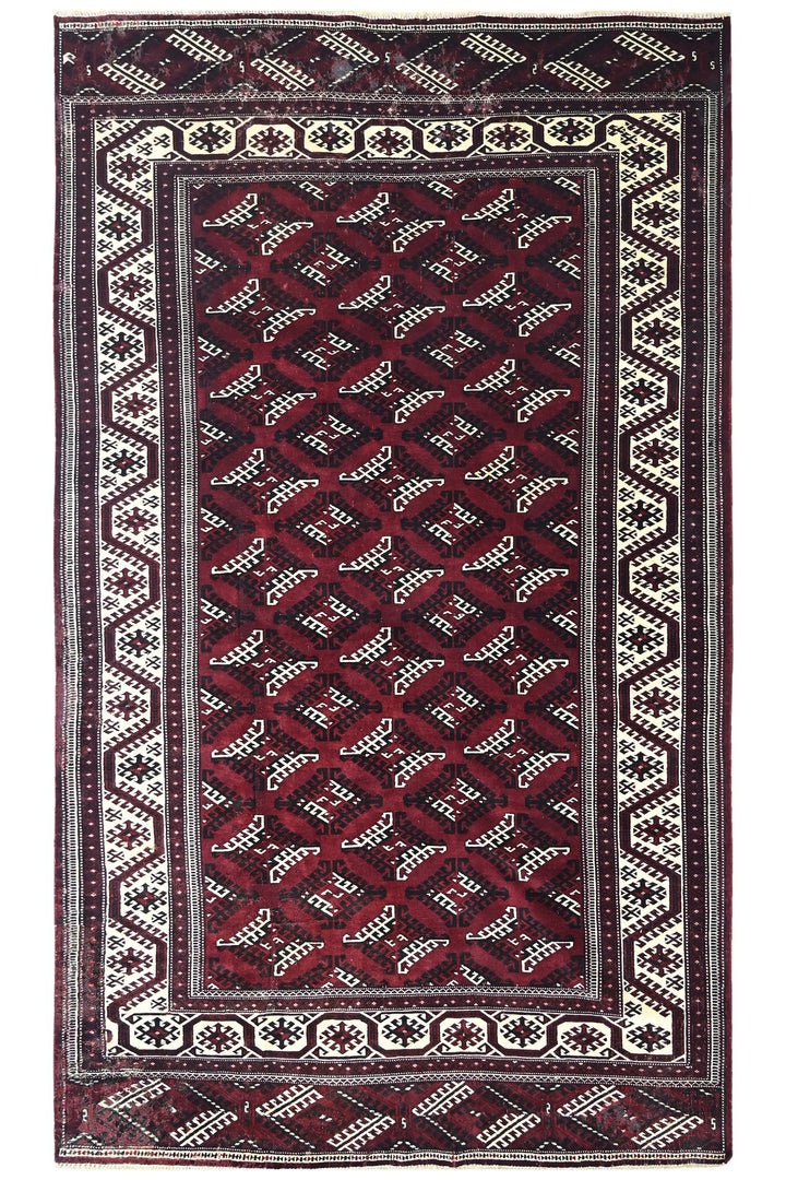 red Oversized rug 7' 1" x 12' 1"