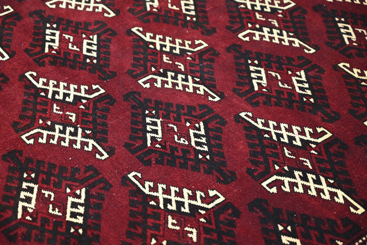 red Oversized rug 7' 1" x 12' 1"