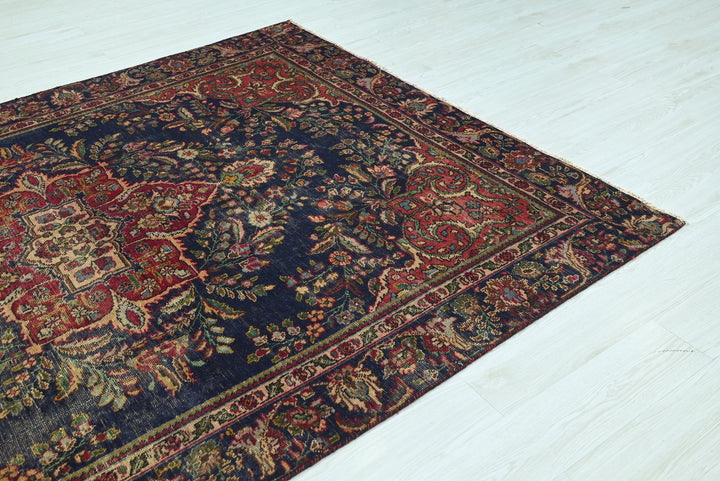 blue Medium rug 6' 2" x 8' 6"
