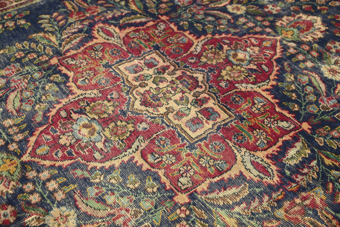 blue Medium rug 6' 2" x 8' 6"