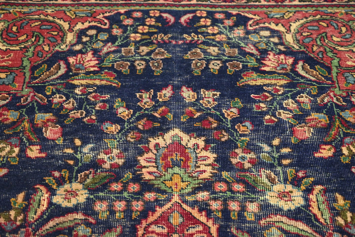 blue Medium rug 6' 2" x 8' 6"