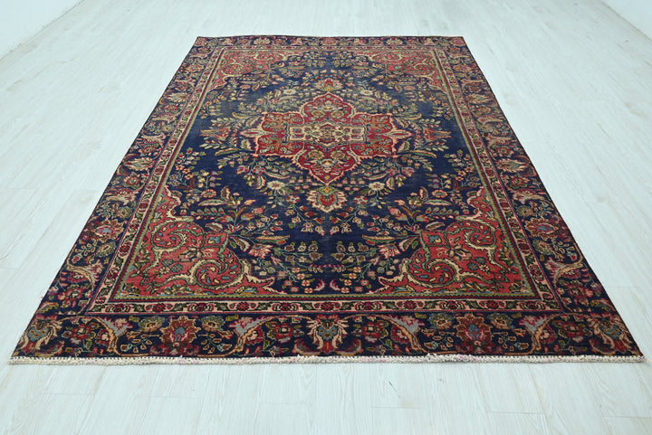 blue Medium rug 6' 2" x 8' 6"