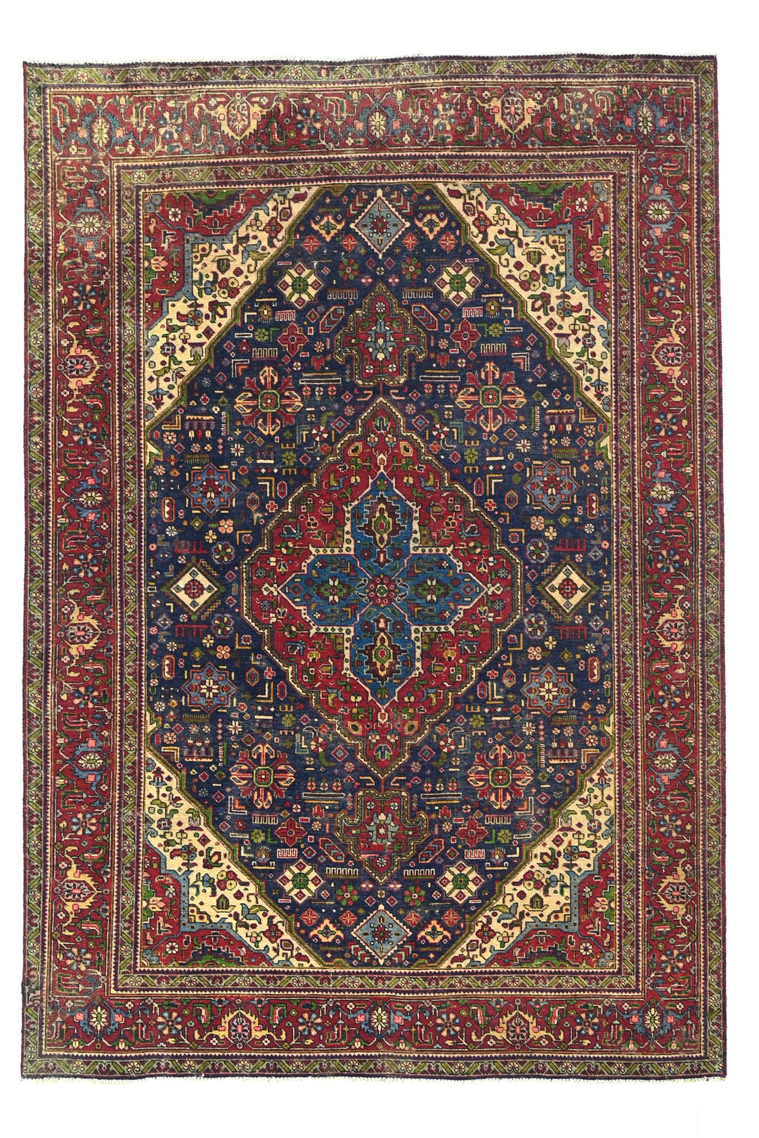 blue Large rug 6' 4" x 9' 7"