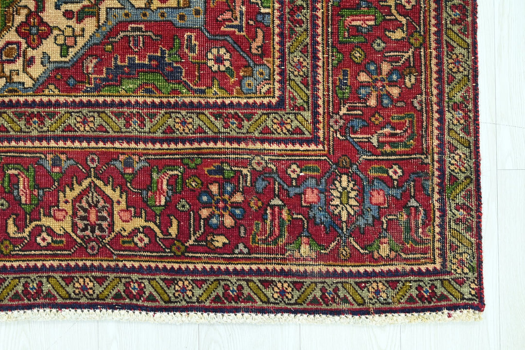 blue Large rug 6' 4" x 9' 7"