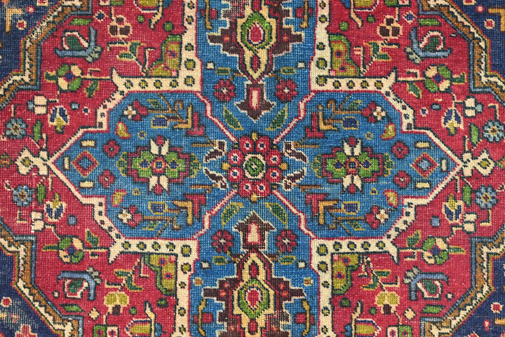 blue Large rug 6' 4" x 9' 7"