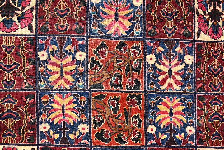 red Large rug 6' 11" x 8' 0"