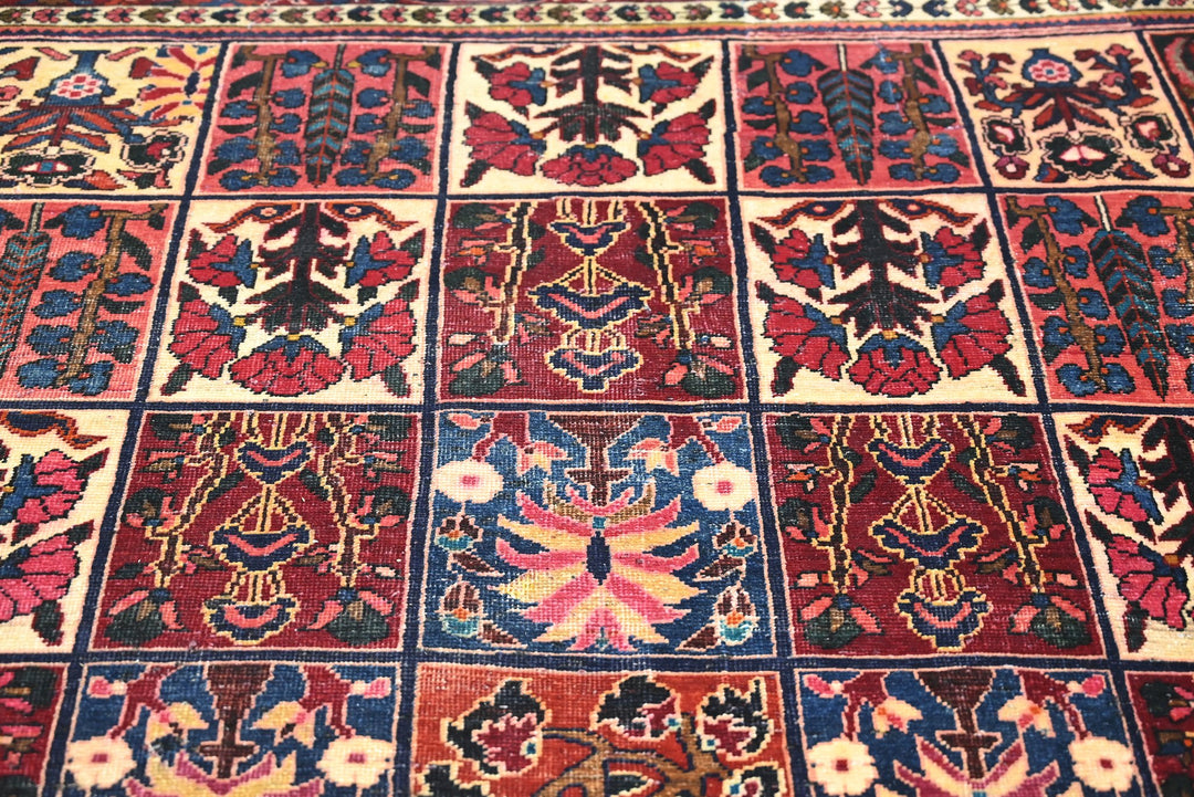 red Large rug 6' 11" x 8' 0"