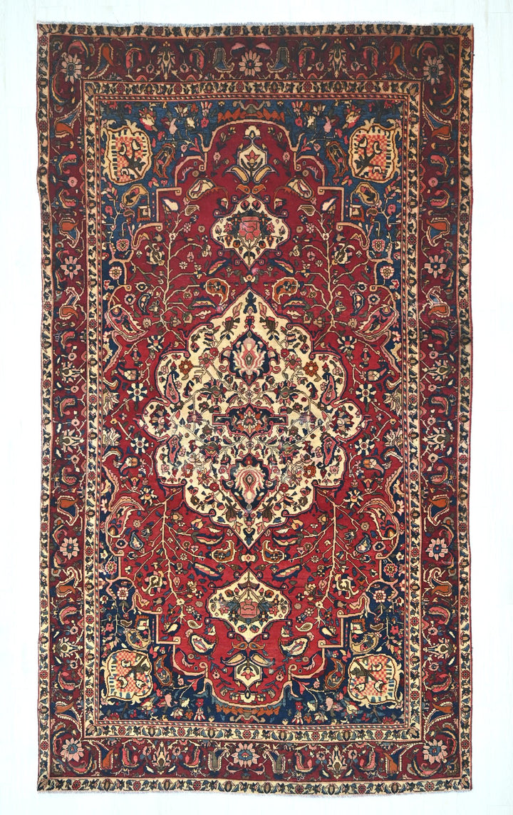 red Oversized rug 6' 8" x 11' 7"