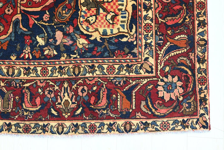red Oversized rug 6' 8" x 11' 7"