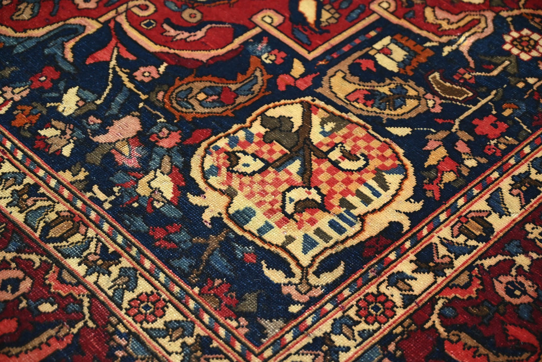red Oversized rug 6' 8" x 11' 7"