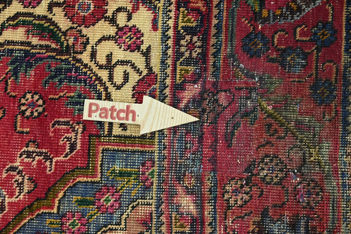 red Medium rug 6' 5" x 5' 10"