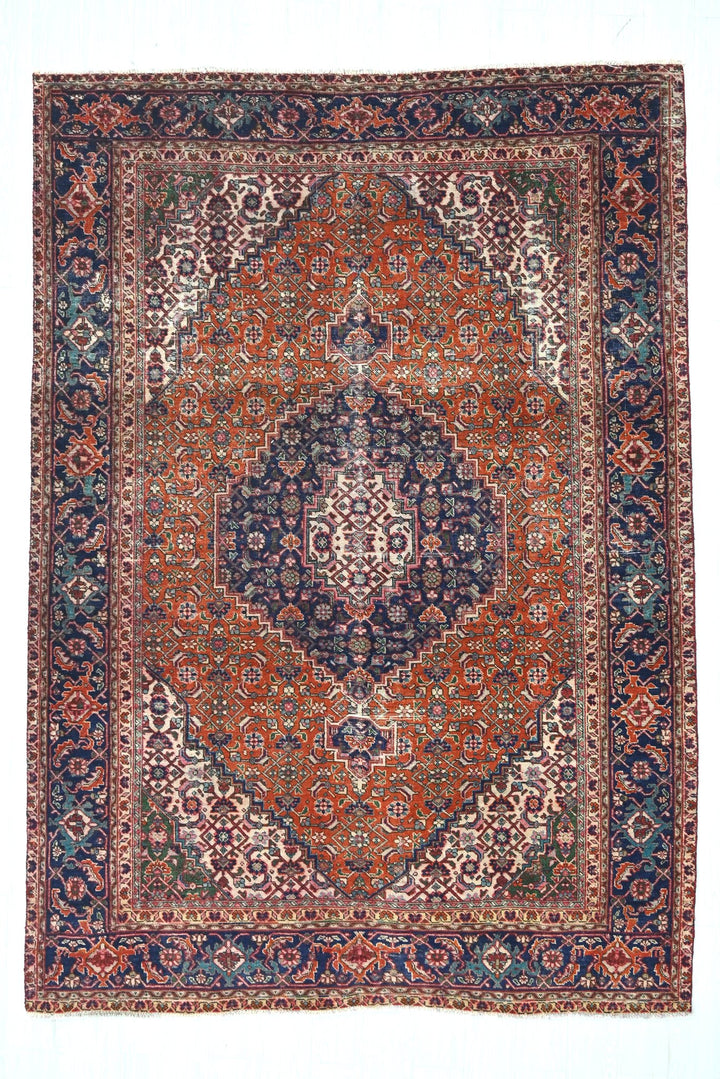 orange Medium rug 6' 6" x 9' 2"