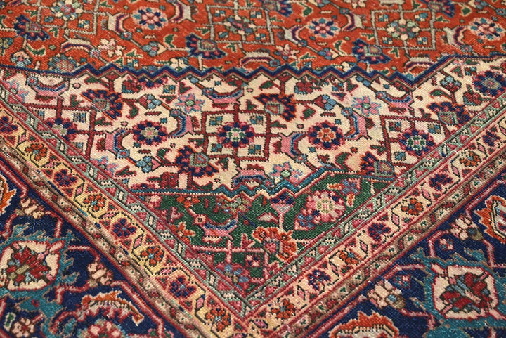 orange Medium rug 6' 6" x 9' 2"