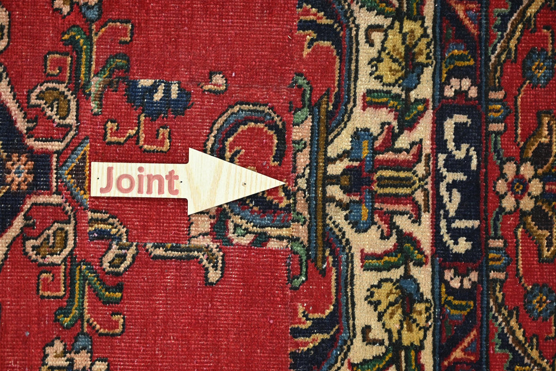 red Medium rug 6' 3" x 8' 3"