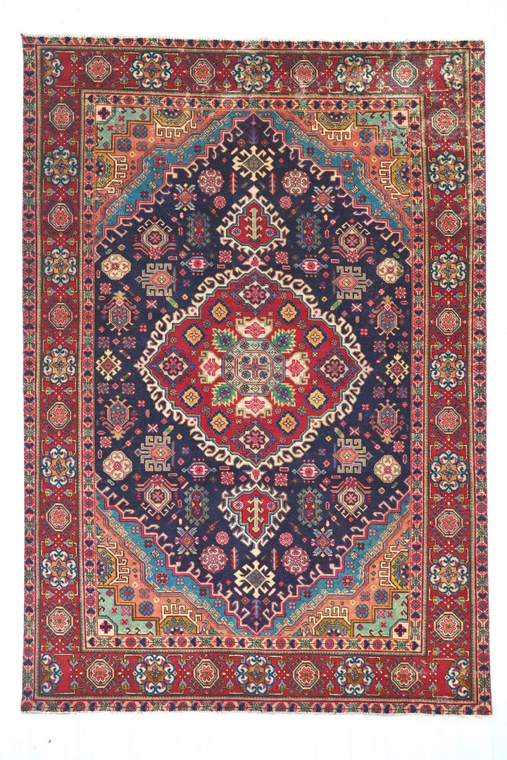 blue Large rug 6' 6" x 9' 6"