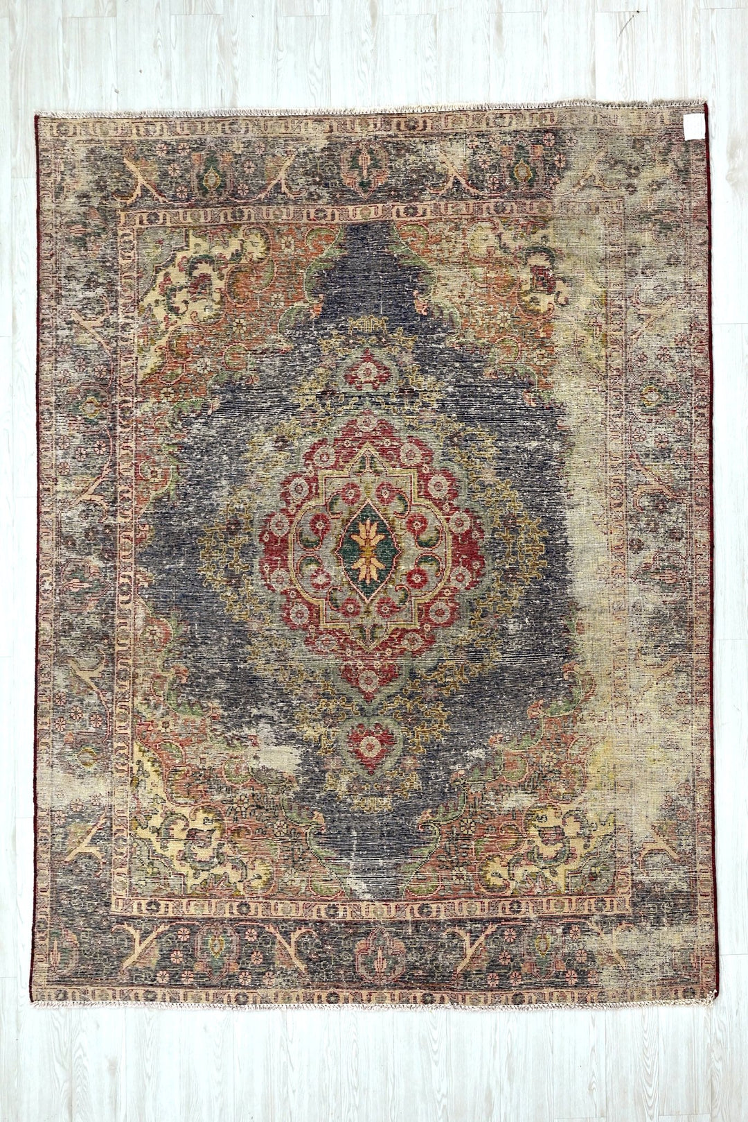 blue Medium rug 6' 4" x 8' 4"