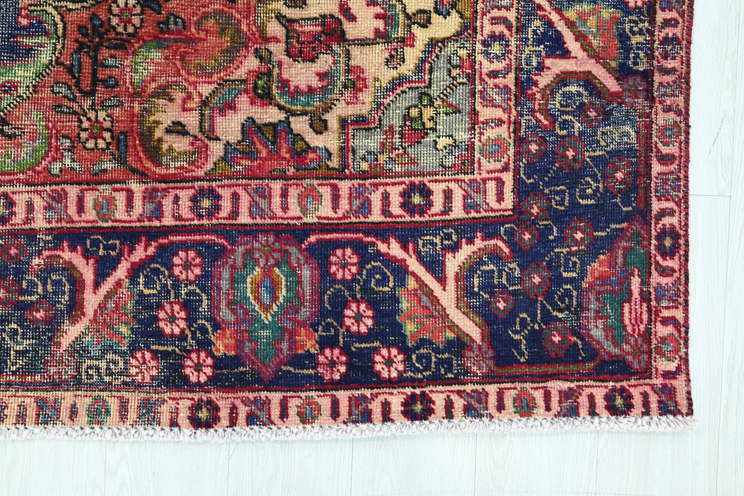 blue Medium rug 6' 4" x 8' 4"