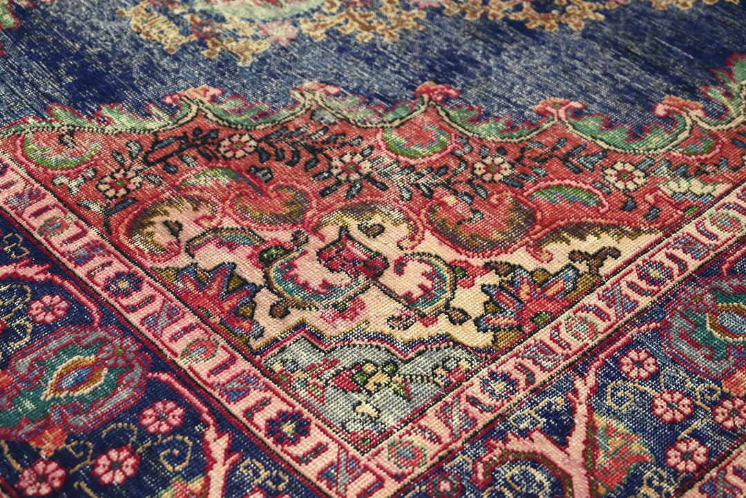 blue Medium rug 6' 4" x 8' 4"