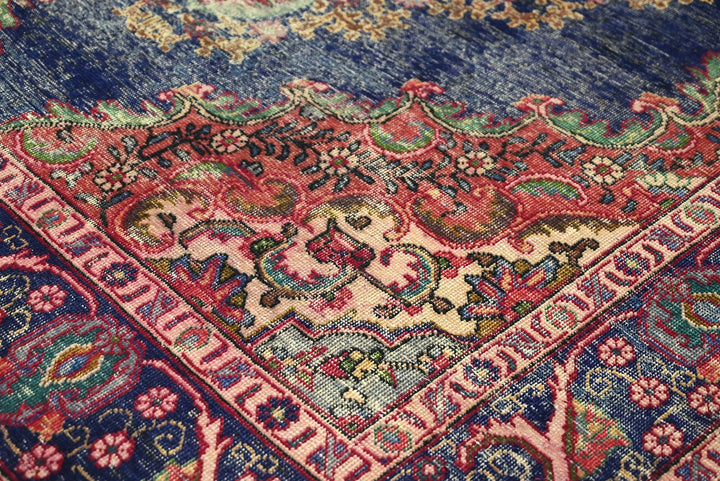 blue Medium rug 6' 4" x 8' 4"