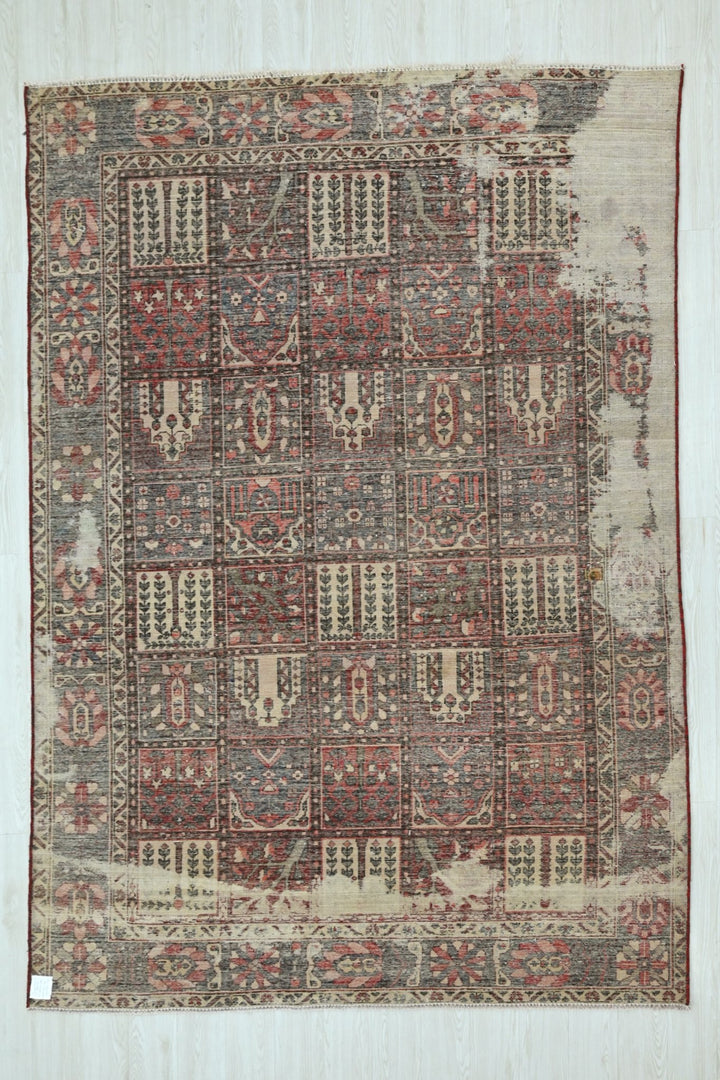 blue Medium rug 5' 9" x 8' 1"