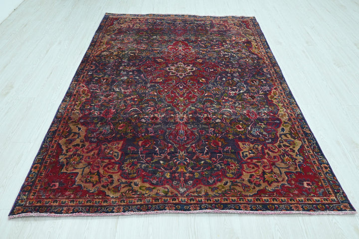 blue Medium rug 5' 9" x 8' 1"