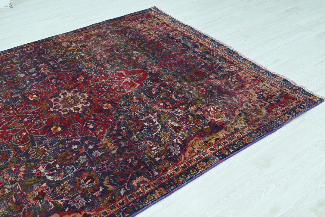 blue Medium rug 5' 9" x 8' 1"