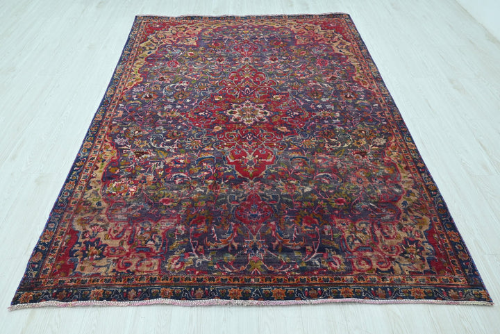 blue Medium rug 5' 9" x 8' 1"