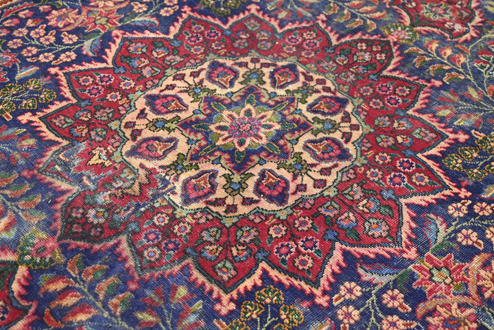 blue Medium rug 5' 5" x 8' 5"