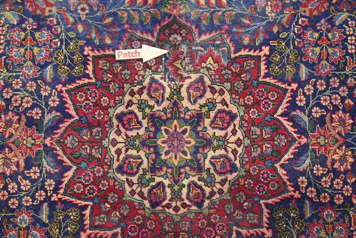 blue Medium rug 5' 5" x 8' 5"