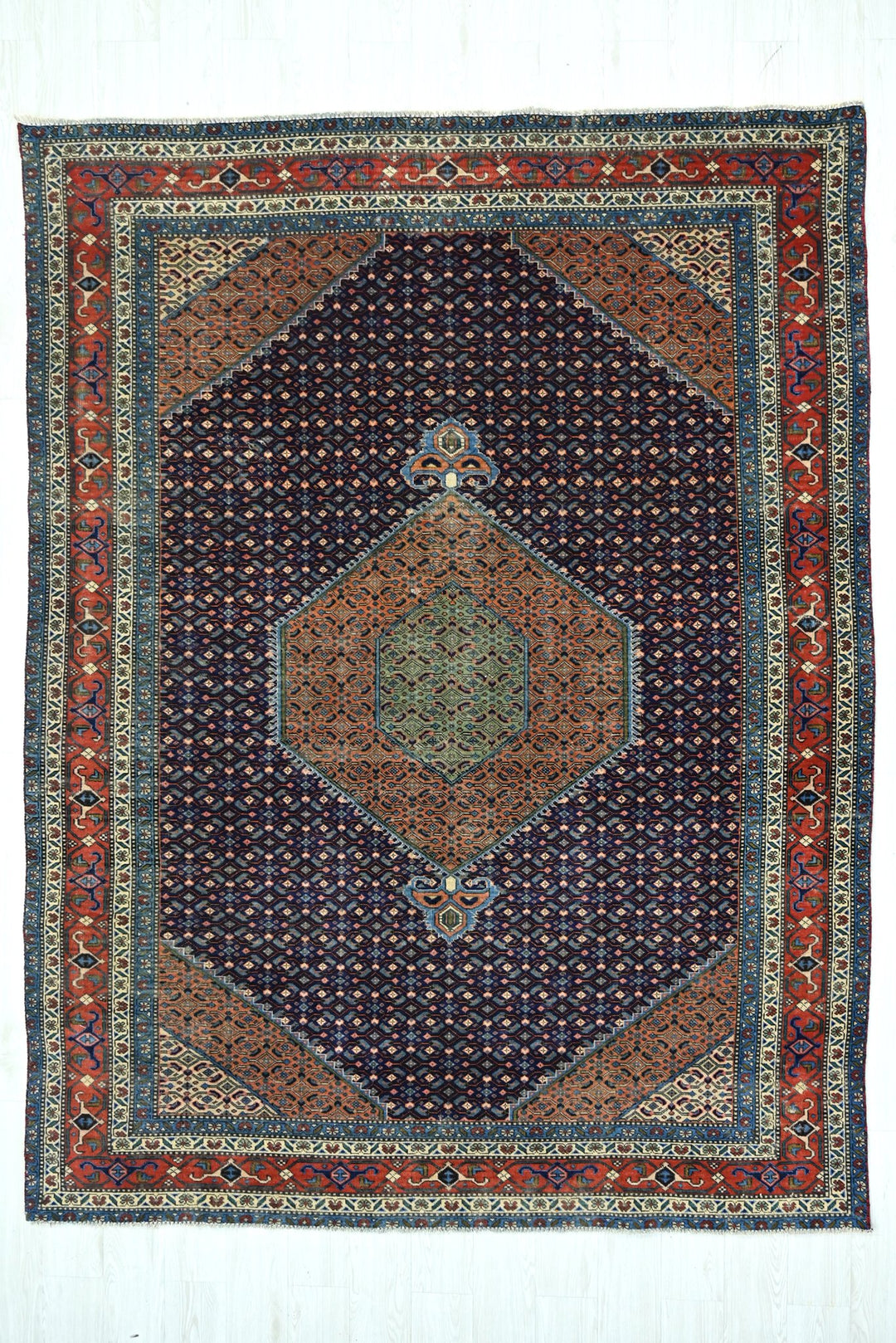 blue Large rug 6' 9" x 9' 3"